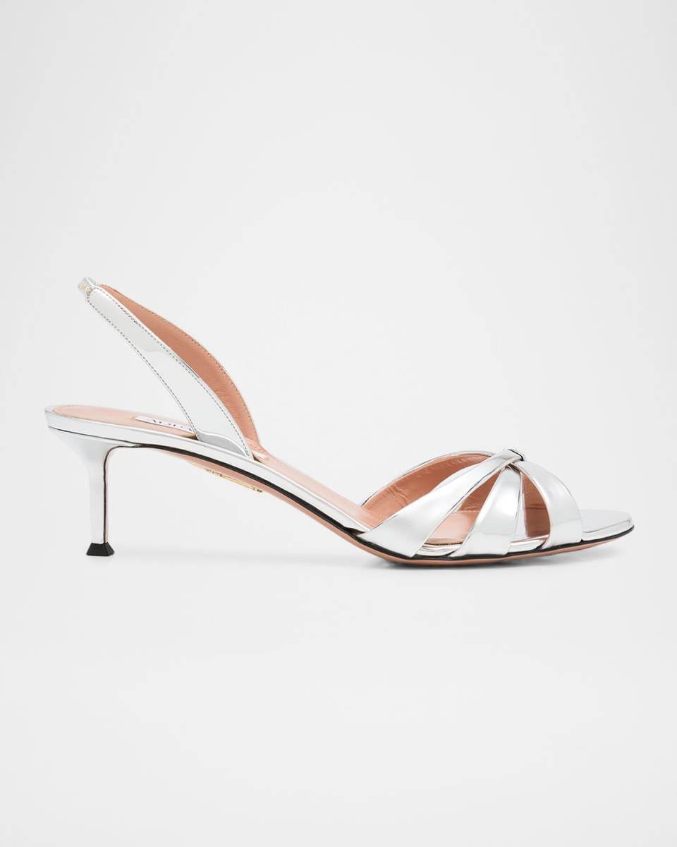 50mm Tati Shiny Specchio Halter Sandals